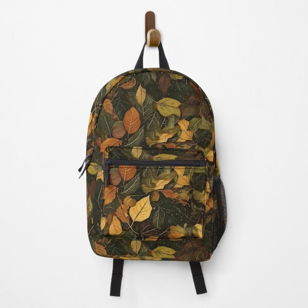 Item preview, Camouflage wet leaves pattern inspired by rain designed and sold by Designbes.