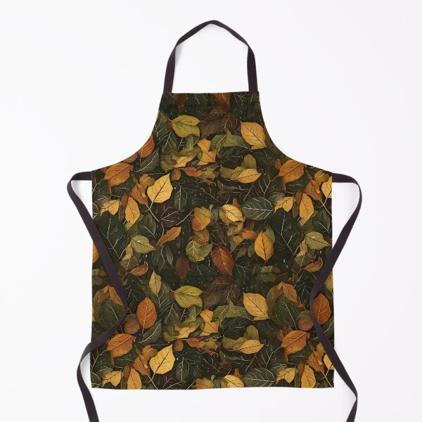 Item preview, Camouflage wet leaves pattern inspired by rain designed and sold by Designbes.