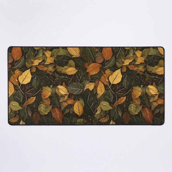 Item preview, Camouflage wet leaves pattern inspired by rain designed and sold by Designbes.