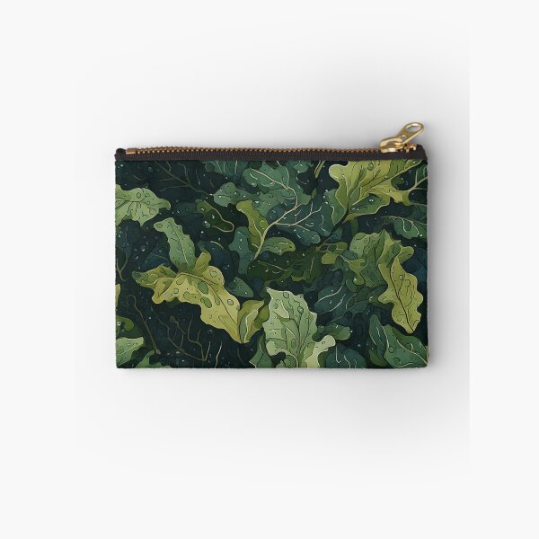 Item preview, Camouflage pattern inspired by rain wet leaves  designed and sold by Designbes.