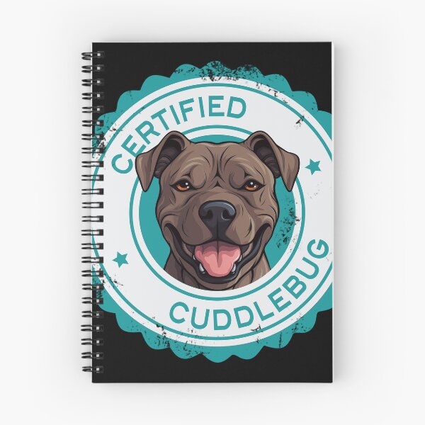 Item preview, Pitbull - Chocolate - 'Cuddlebug' designed and sold by wotsthis.
