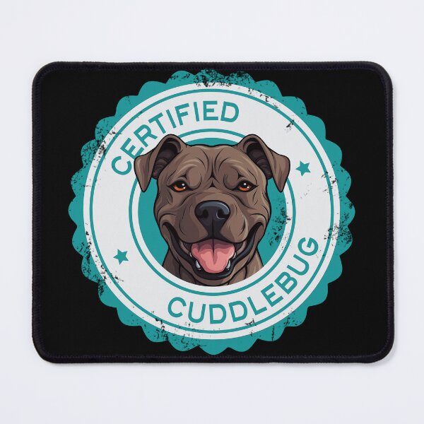 Item preview, Pitbull - Chocolate - 'Cuddlebug' designed and sold by wotsthis.