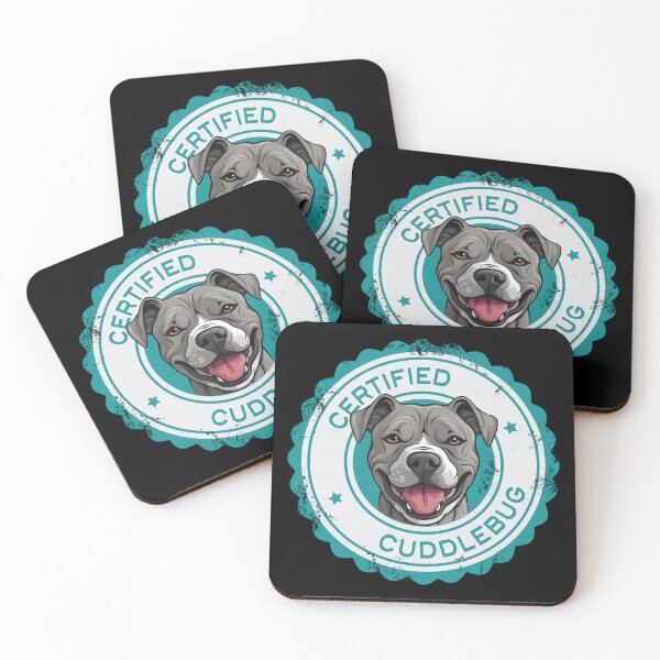 Item preview, Pitbull - Silver Gray - 'Cuddlebug' designed and sold by wotsthis.