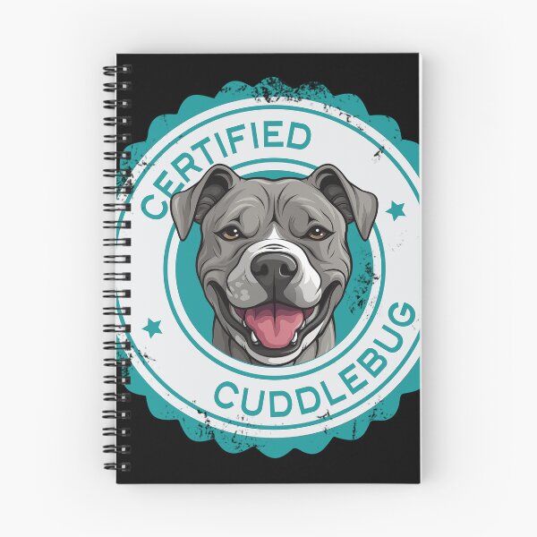 Item preview, Pitbull - Silver Gray - 'Cuddlebug' designed and sold by wotsthis.