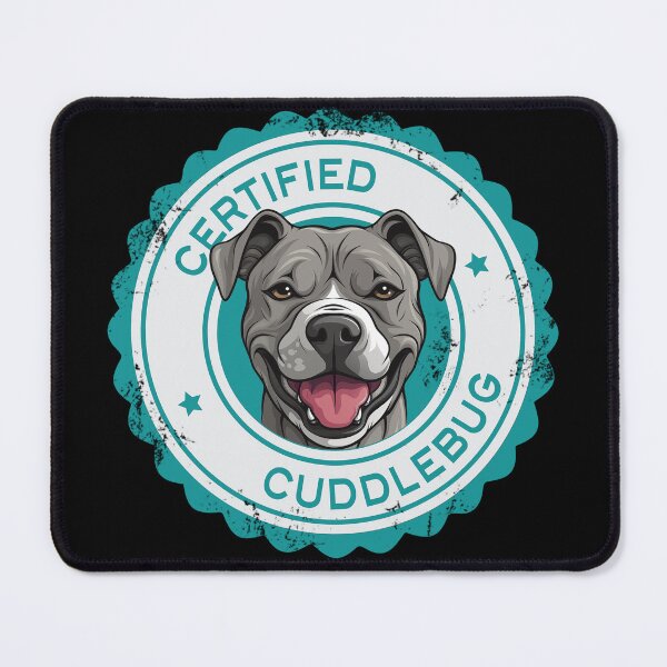 Item preview, Pitbull - Silver Gray - 'Cuddlebug' designed and sold by wotsthis.