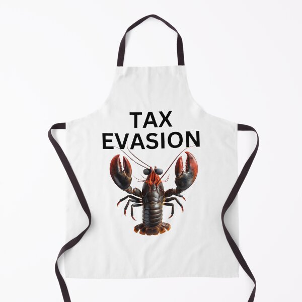 Item preview, Tax Evasion Funny Lobster Ironic Meme designed and sold by Cheerhub.