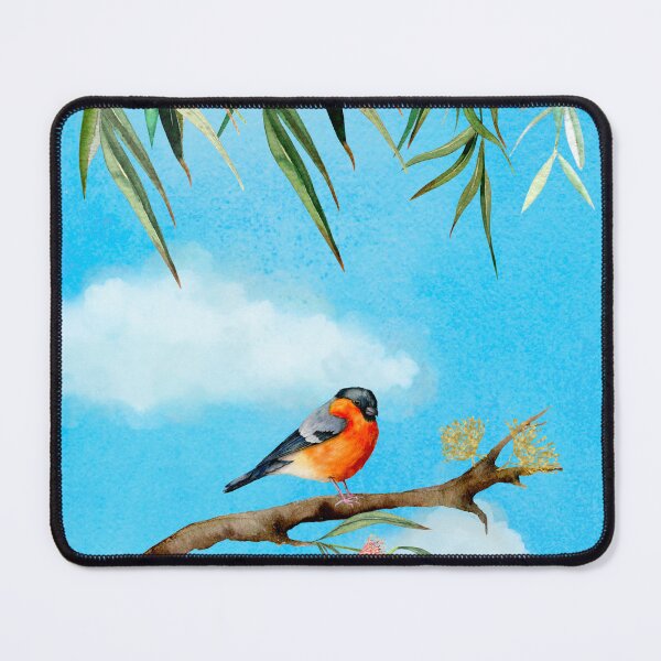 Item preview, Bird in a Gumtree designed and sold by EmilyRuysArt.