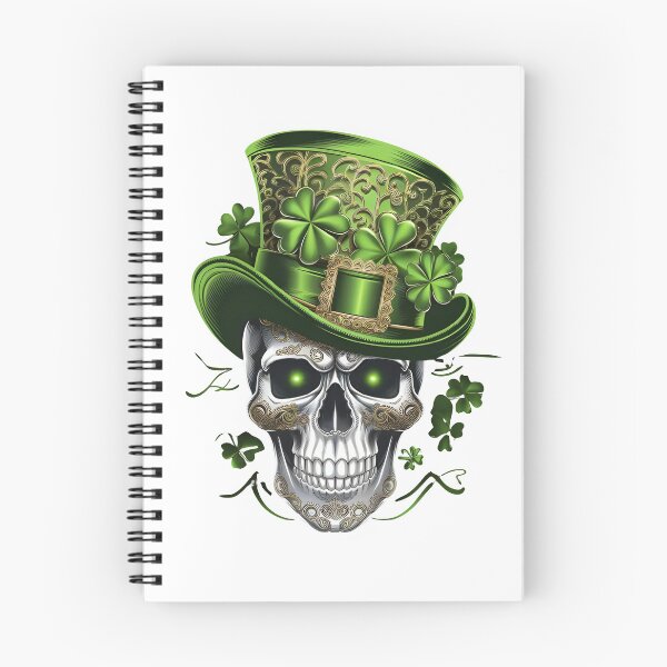 Item preview, Lucky Skull – St. Patrick’s Day Gothic Art designed and sold by SalahuTheBoss.