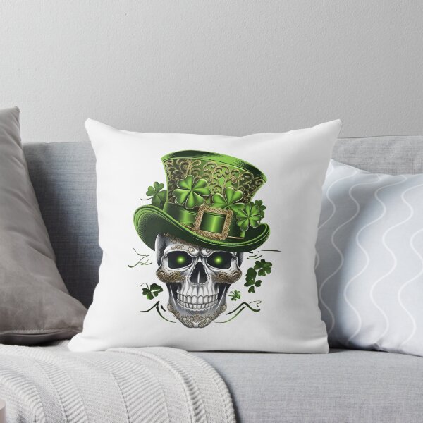 Item preview, Lucky Skull – St. Patrick’s Day Gothic Art designed and sold by SalahuTheBoss.