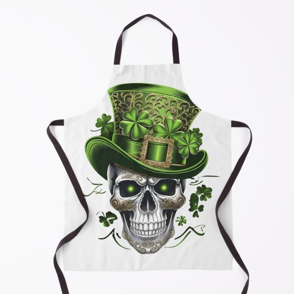 Item preview, Lucky Skull – St. Patrick’s Day Gothic Art designed and sold by SalahuTheBoss.