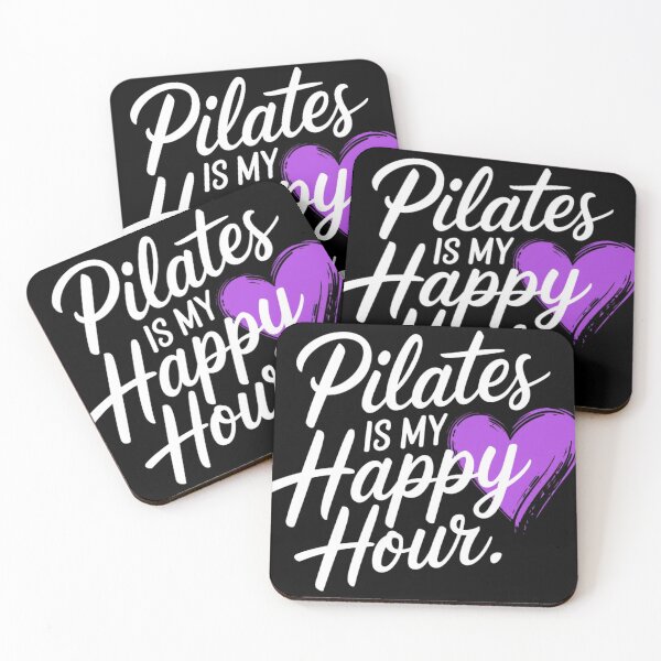 Artikelvorschau, Pilates ist meine Happy Hour Lustige Fitness entworfen und verkauft von Cheerhub.
