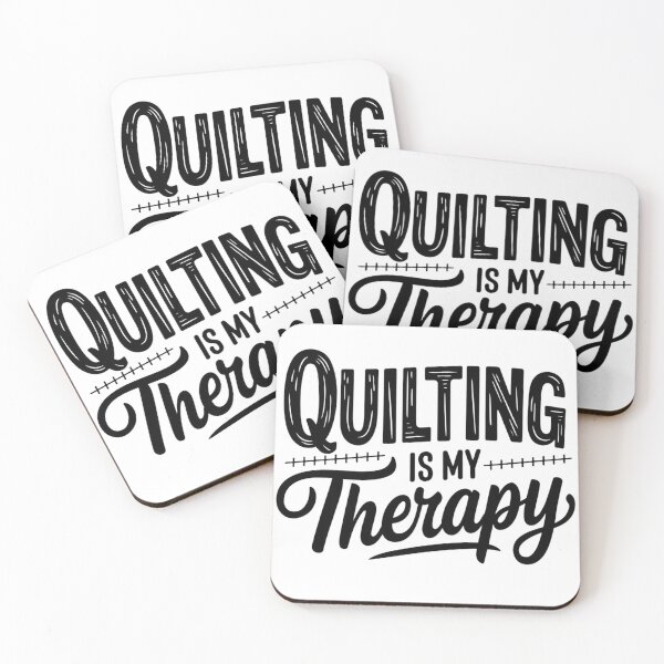 Item preview, Quilting Is My Therapy Funny Quilter designed and sold by Cheerhub.