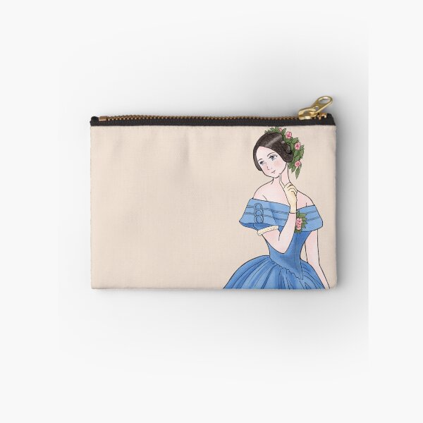 Item preview, Historical Costume 1840s Watercolor Fashion Illustration 1 designed and sold by MariOyama.
