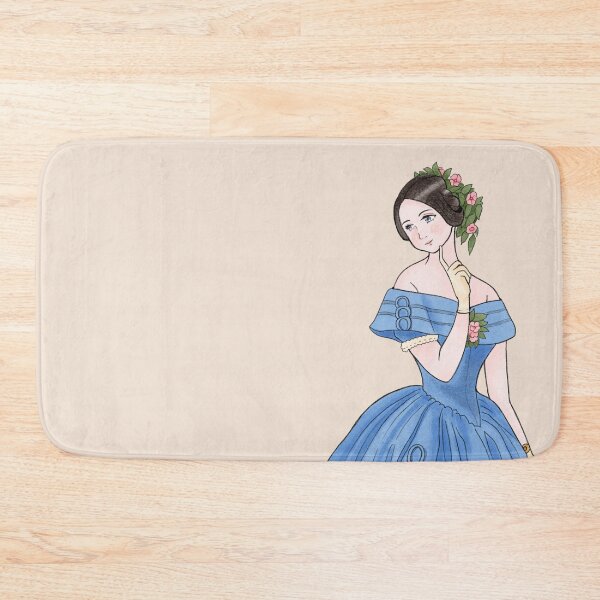 Item preview, Historical Costume 1840s Watercolor Fashion Illustration 1 designed and sold by MariOyama.
