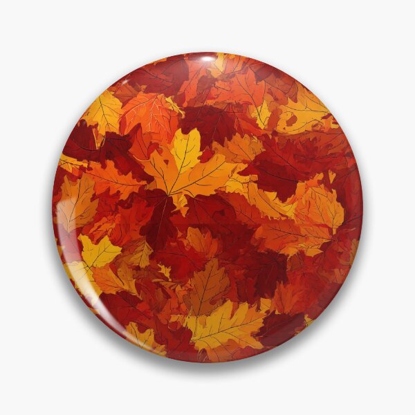 Item preview, Fiery autumn camouflage leaves designed and sold by Designbes.