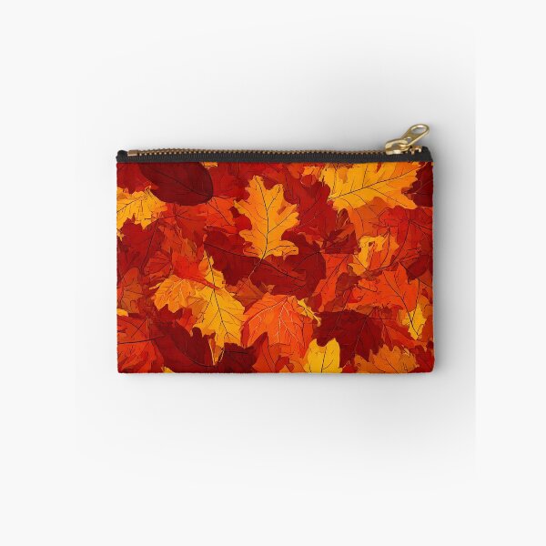 Item preview, Fiery autumn camouflage leaves designed and sold by Designbes.