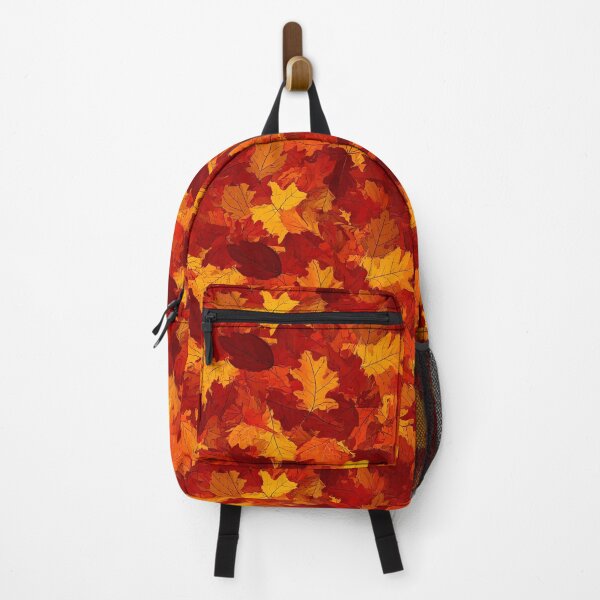 Item preview, Fiery autumn camouflage leaves designed and sold by Designbes.