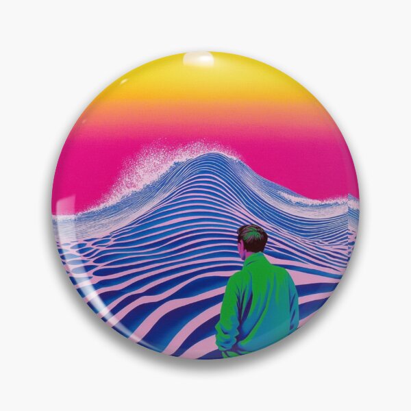 Item preview, Lost in the Neon Waves designed and sold by Molly's Gone Mad .