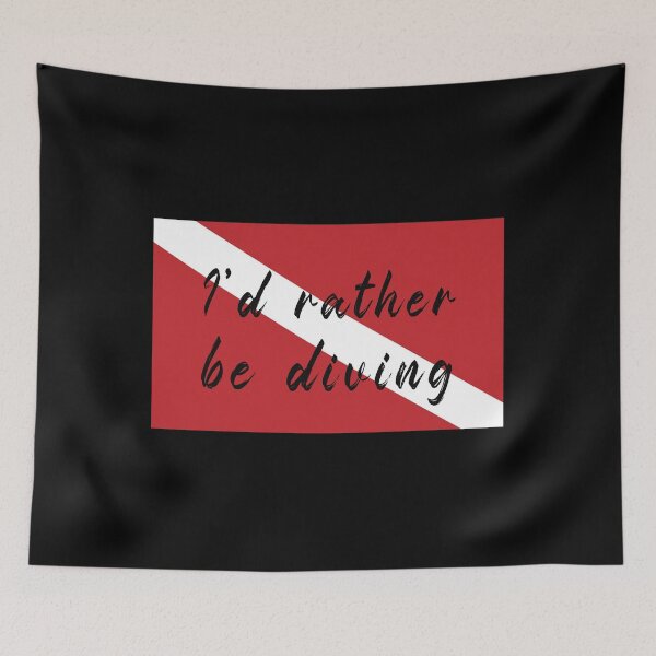 Item preview, I’d rather be diving, all profit supports ocean conservation  designed and sold by seekingclarity.