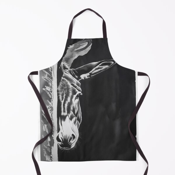 Item preview, Ominous Peeking Donkey designed and sold by TheDustyArtist.