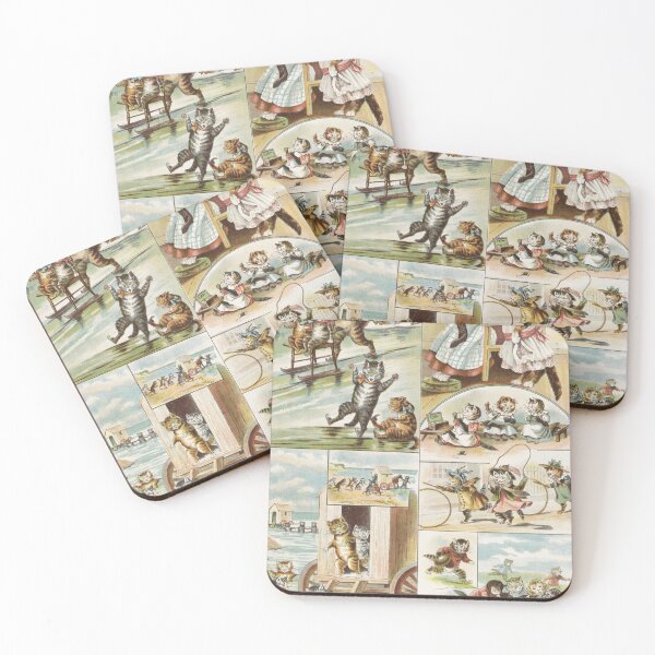 Item preview, Cats in Clothes - illustrative style designed and sold by SHappe.