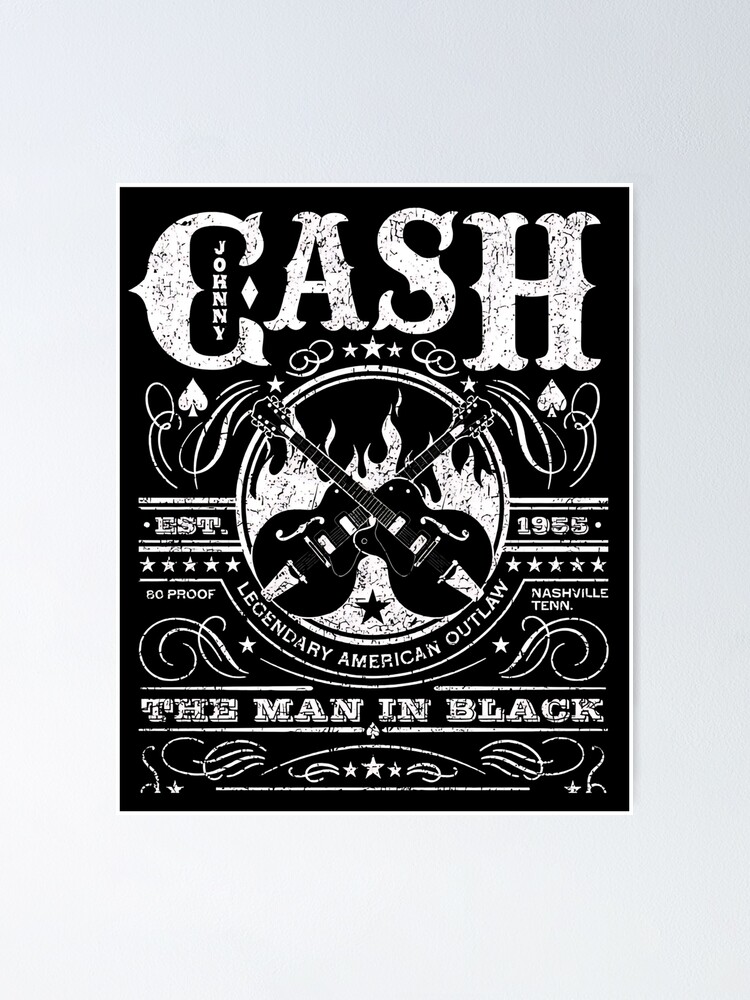 Johnny Cash The Man In Black Legendary American Outlaw