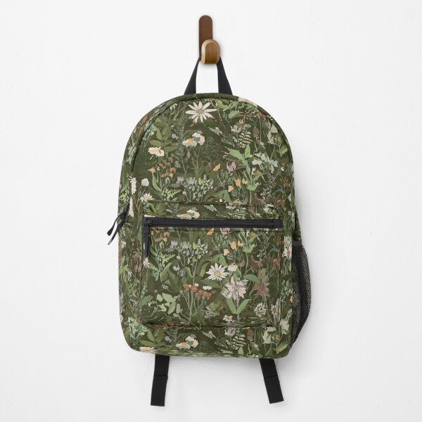 Item preview, Floral camouflage pattern blending wildflowers designed and sold by Designbes.