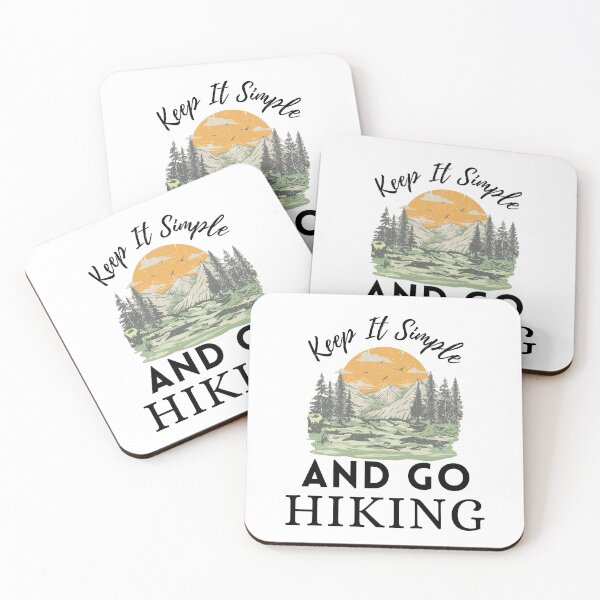 Item preview, Keep it Simple and Go Hiking Retro Style - For Hiking Lovers  designed and sold by Wiss2Arts.