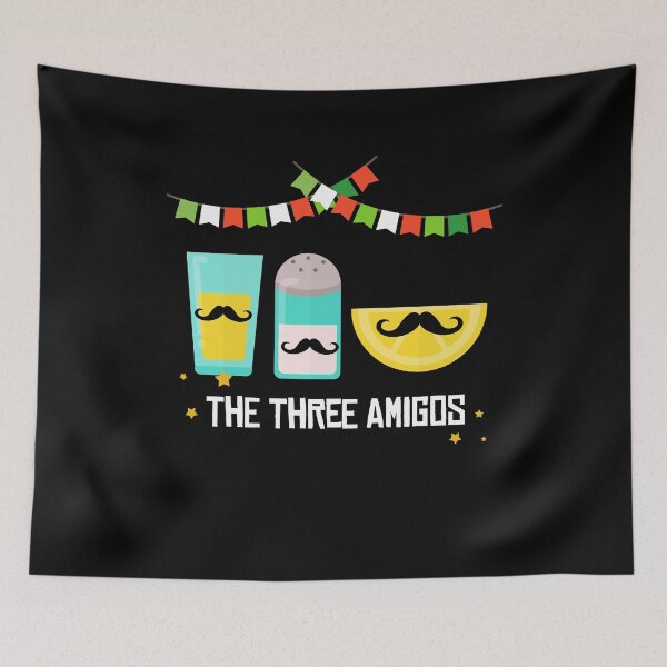 Item preview, Tequila Salt Lemon the Three Amigos Design designed and sold by AllStarMerch.
