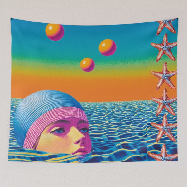 Item preview, Floating Through a Neon Dream designed and sold by Molly's Gone Mad .