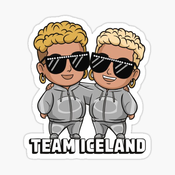 Team Iceland Eurovision | VÆB RÓA | Song Contest 2025 Merch Sticker