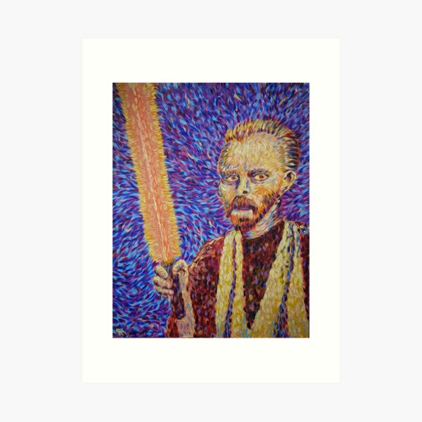 Obi Van Gogh Nobi Art Print