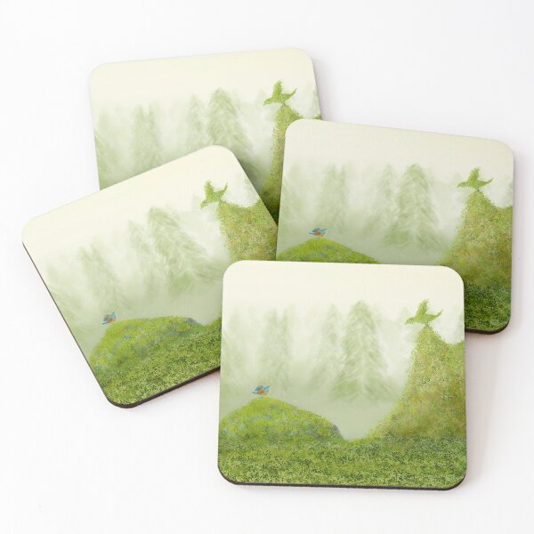 Item preview, Birds in the misty forest  designed and sold by greenPQBstudio.