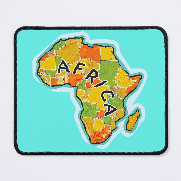 Item preview, African Continent Map designed and sold by Havocgirl.