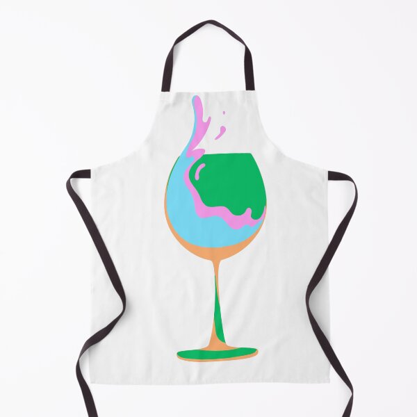 Item preview, Rainbow Spilt Wine Glass designed and sold by Shakesipserve.
