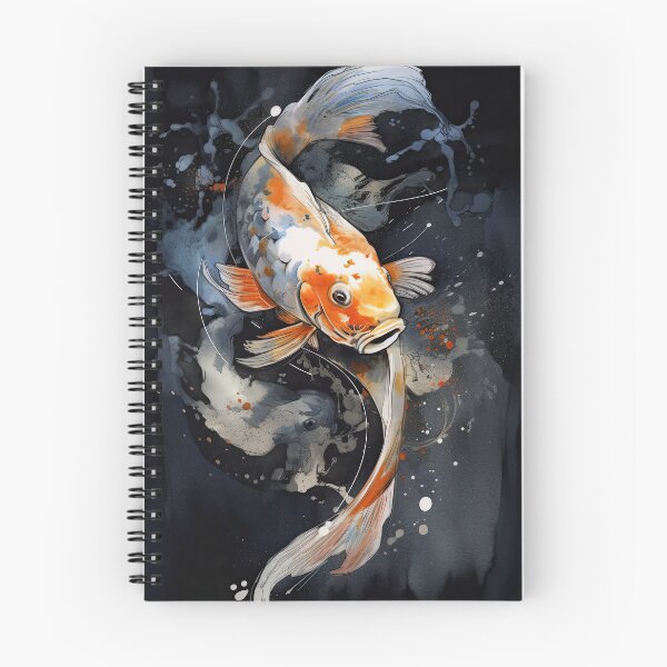Artikelvorschau, Koi-Fisch-Aquarell-Malerei entworfen und verkauft von prettykaler.