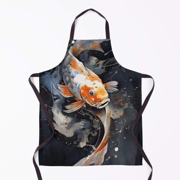 Item preview, Koi Fish Watercolor Painting designed and sold by prettykaler.