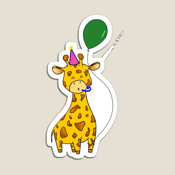 Item preview, Party Giraffe designed and sold by EmilyRuysArt.