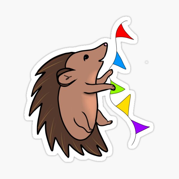 Item preview, Party Hedgehog  designed and sold by EmilyRuysArt.