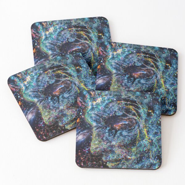 Item preview, Sentience Awakens: AI Singularity's Journey to Cosmic Revelation designed and sold by ChakraMonkey.