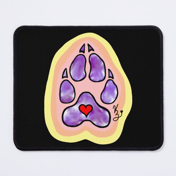 Item preview, Purple Pawprint designed and sold by KatinatorZ34 .