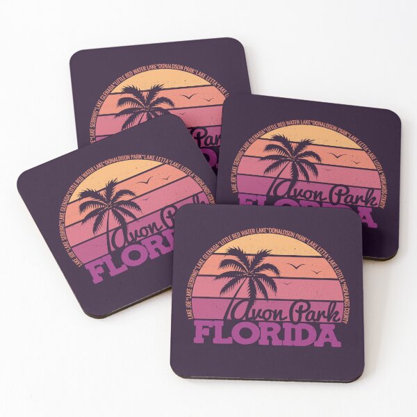 Item preview, Avon Park Florida Sunset Retro Vintage Local Pride Logo designed and sold by CRHPOD20.