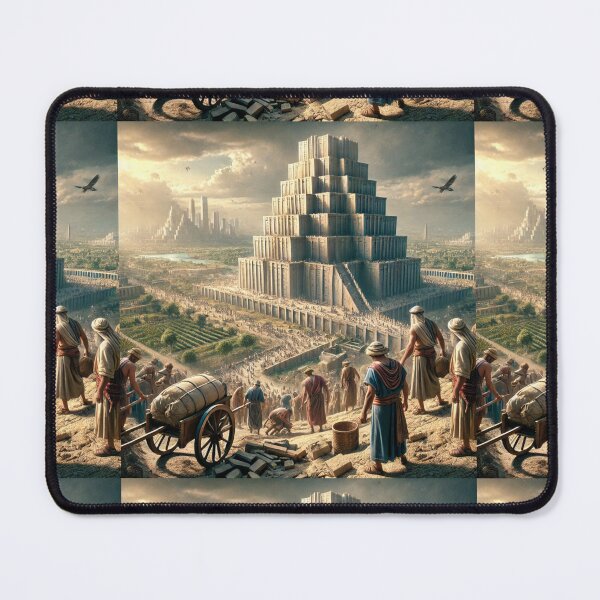 Item preview, The Tower of Babel Begins: Genesis 11:1 (KJV) designed and sold by Meta2Physical.