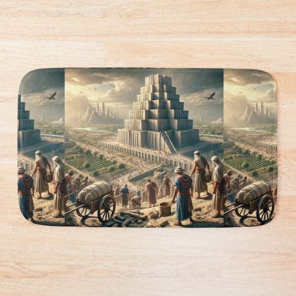 Item preview, The Tower of Babel Begins: Genesis 11:1 (KJV) designed and sold by Meta2Physical.