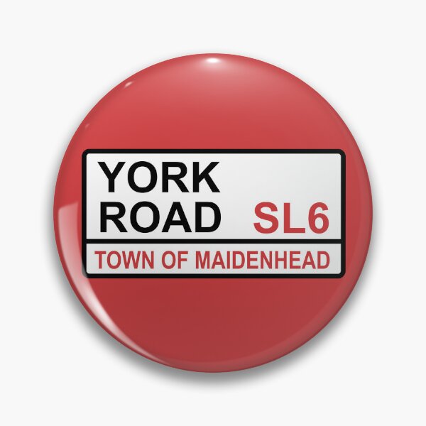 Item preview, Maidenhead York Road Iconic Street Sign designed and sold by DelfDesign.