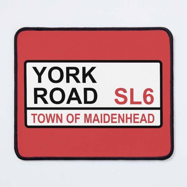 Item preview, Maidenhead York Road Iconic Street Sign designed and sold by DelfDesign.