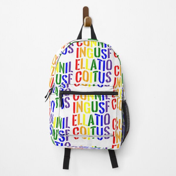 Item preview, Sexual Act Terminology in Rainbow Colors designed and sold by Flexteeshirt.