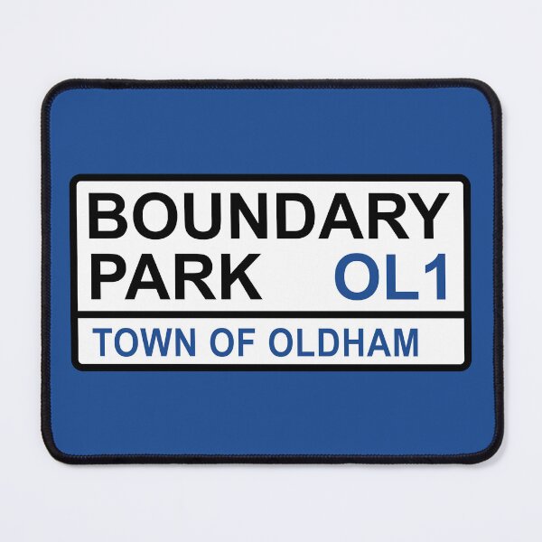 Item preview, Oldham Boundary Park Iconic Street Sign designed and sold by DelfDesign.