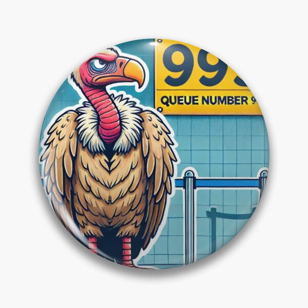 Item preview, Vulture in the Waiting Line designed and sold by ToloArt.