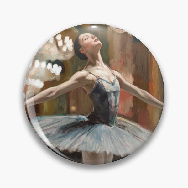 Item preview, Graceful Ballerina – Dance Hall Painting Inspired by Degas designed and sold by CARRAANN.